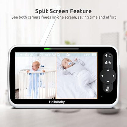 Screen Hellobaby: HelloBaby HB6351Plus-2 Video Baby Monitor – Close-up Detail
