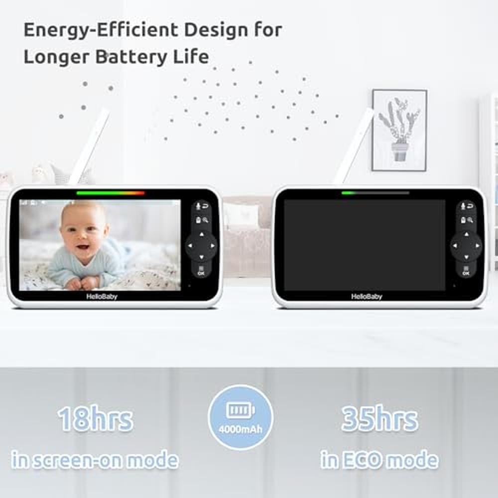 Screen Hellobaby: HelloBaby HB6351Plus-2 Video Baby Monitor – In Use