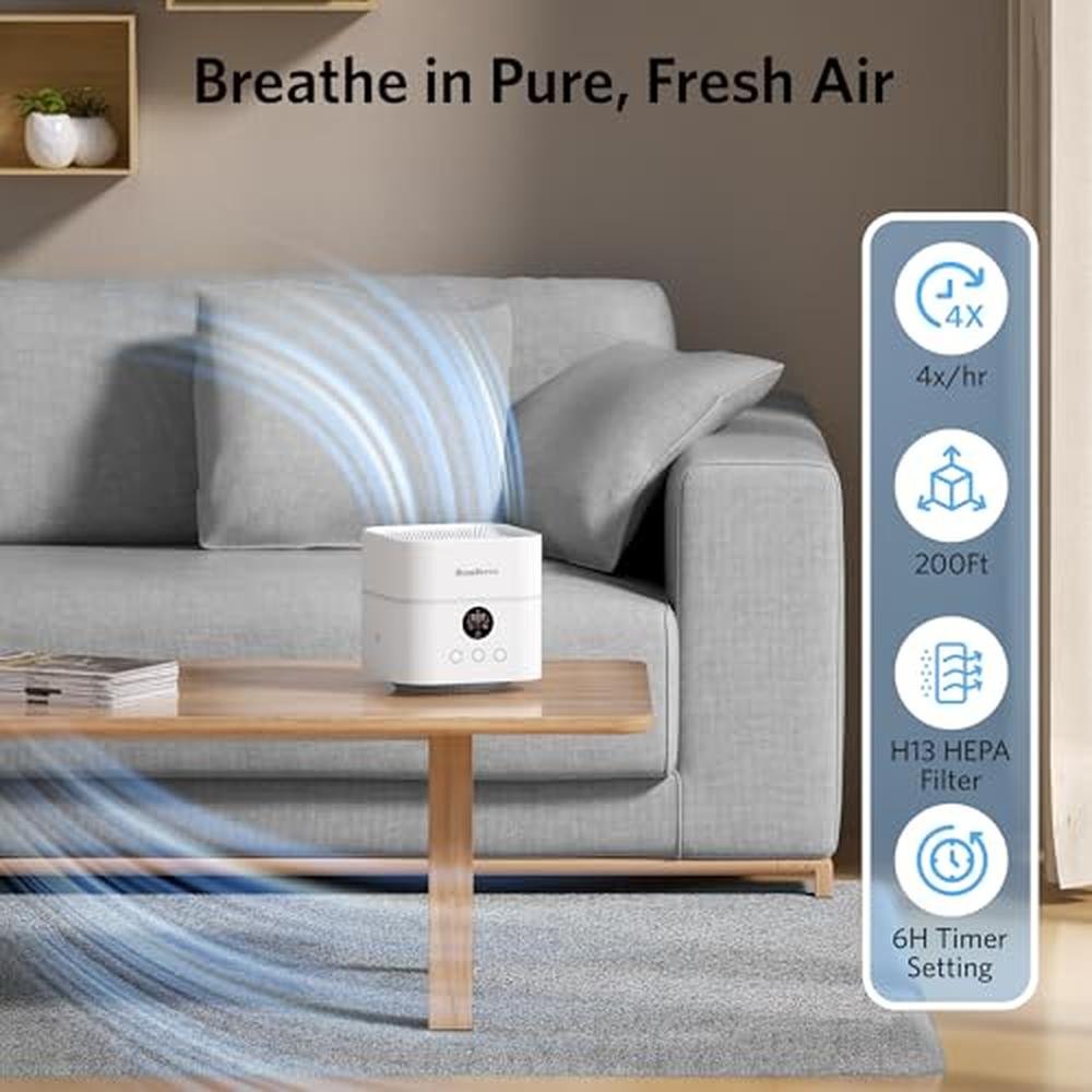 Hombreez Air Purifier and Humidifier Combo – Close-up Detail