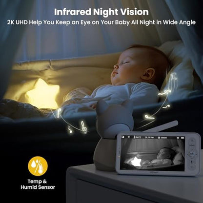 Premium Baby Monitoring: ieGeek 2K HD WiFi-Free Baby – Packaging