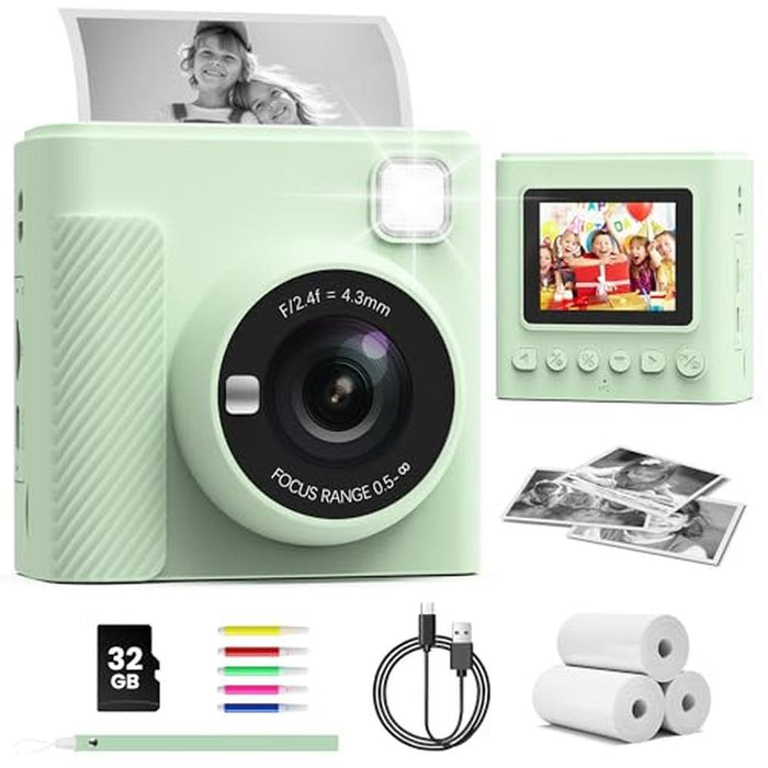 Kids Instant Print Camera: TIATUA – Front View