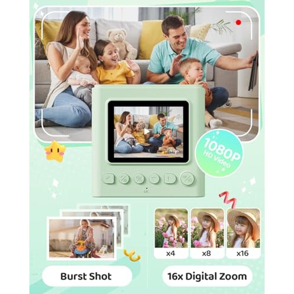 Kids Instant Print Camera: TIATUA – In Use