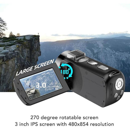 Camera Video: GOWENIC Camcorder HD 4K 64MP Digital Video – Packaging