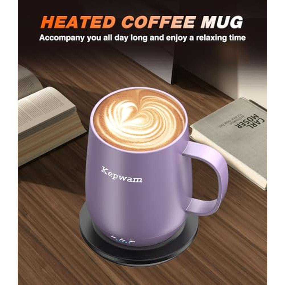 Coffee Mug: Kepwam T2 16oz Smart Heated Coffee Mug – Packaging