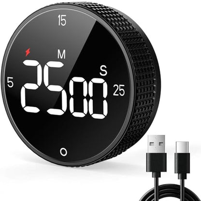 Timer Allbean: Allbean USB Rechargeable Magnetic Kitchen – Front View