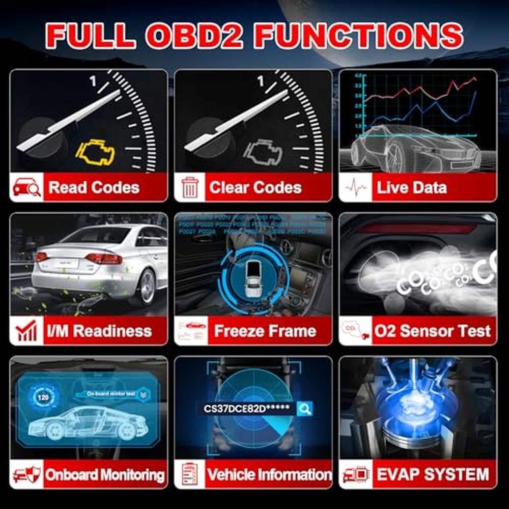 LAUNCH Creader 300 OBD2 Scanner – Side View