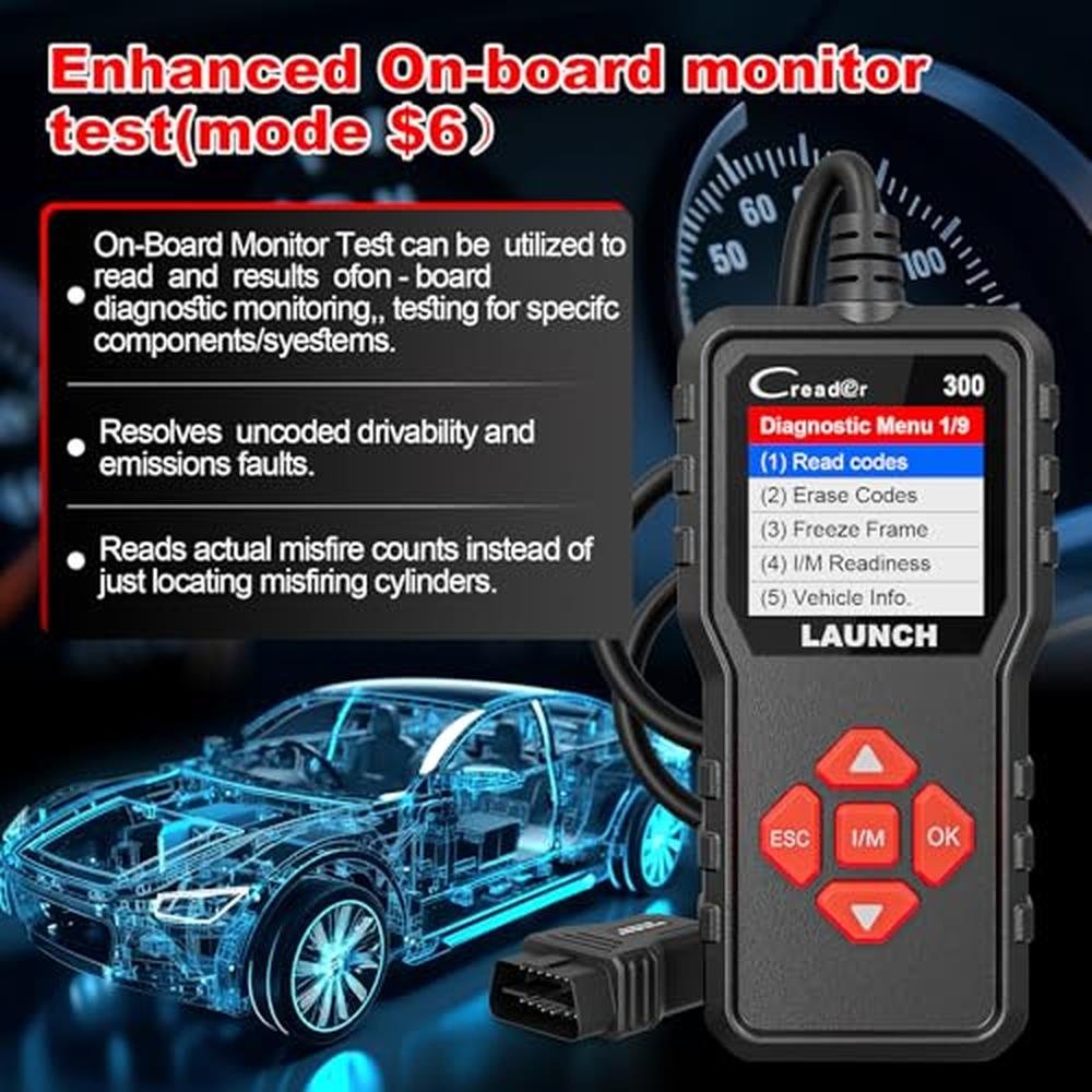 LAUNCH Creader 300 OBD2 Scanner – In Use