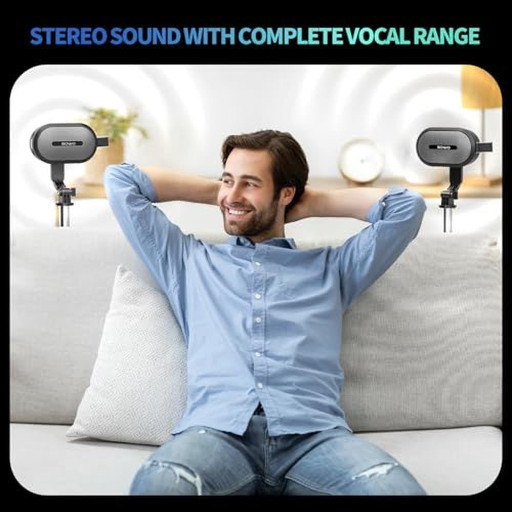 Sound Sowo: SOWO Wireless Dual Bluetooth Speakers Set – Side View
