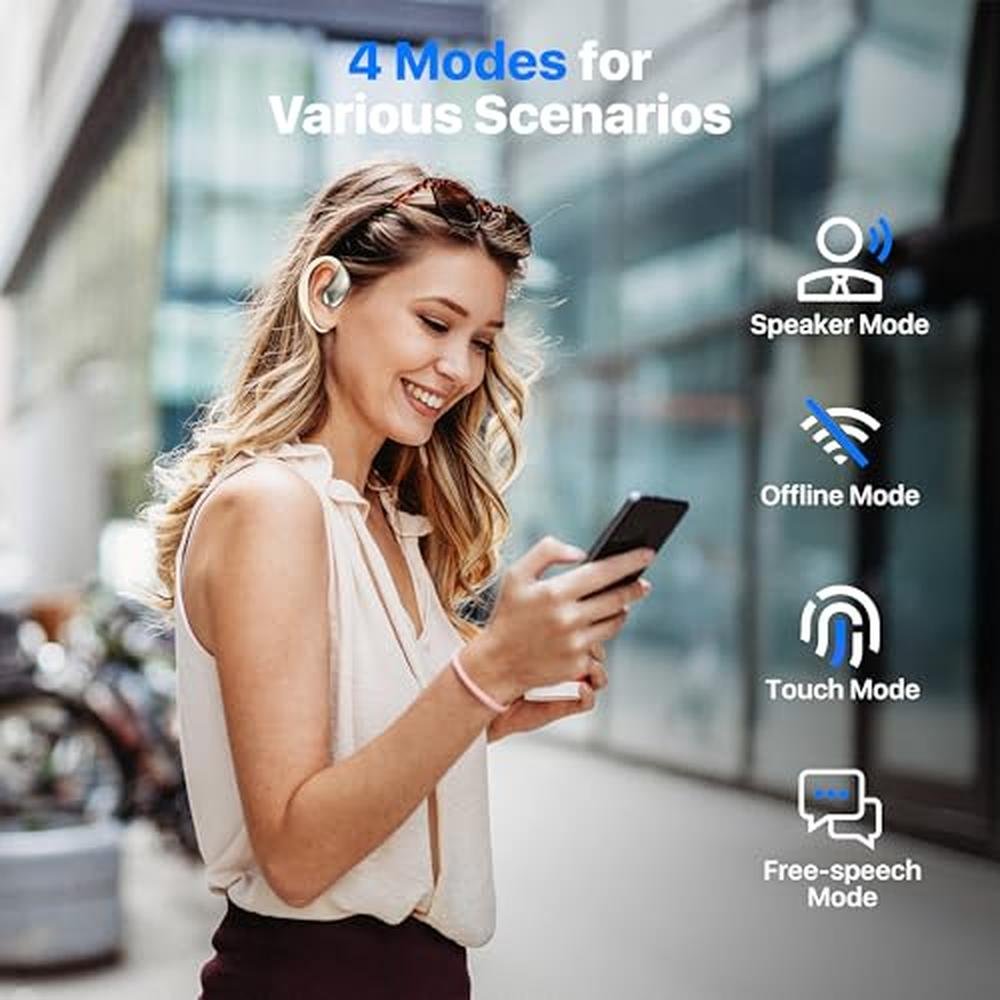 Language Earbuds: AI-Powered Real-Time Translation Earbuds – In Use