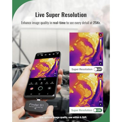 Finder S1 Thermal Camera for Android – Close-up Detail