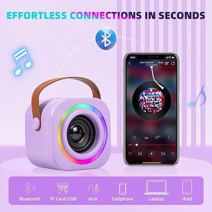 Karaoke Machine: Mini Karaoke Machine for Kids with 2 – Close-up Detail