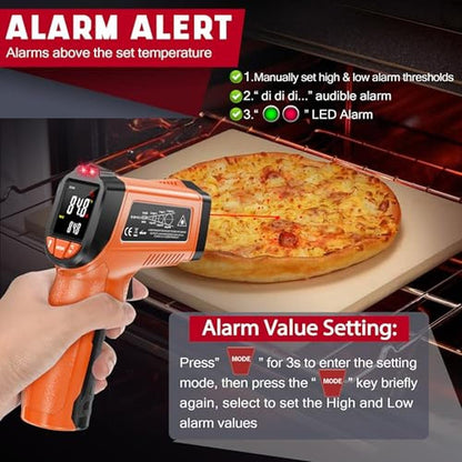 Infrared Thermometer Gun: CEILSTES IR-916 High-Precision – Close-up Detail