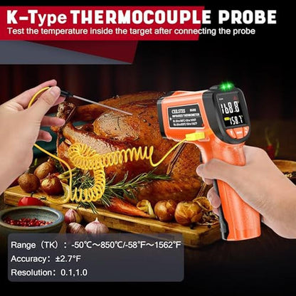 Infrared Thermometer Gun: CEILSTES IR-916 High-Precision – Packaging
