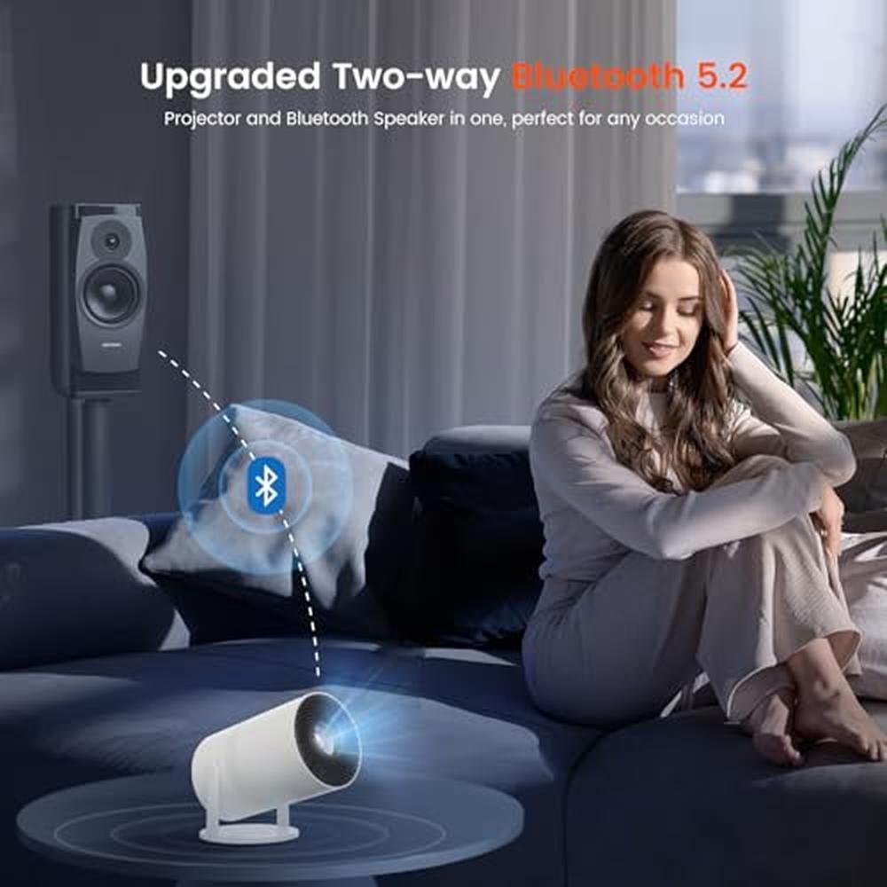 Wisholy Mini Projector: WiFi and Bluetooth Portable Movie – Close-up Detail