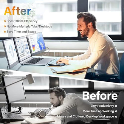 Laptop Screen Extender: 2025 New Upgraded Portable Monitor – Packaging