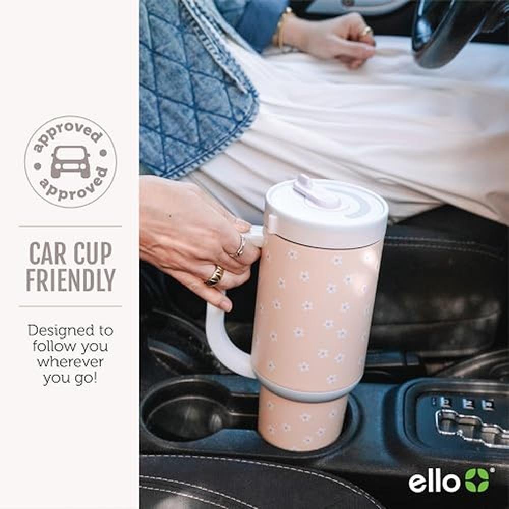 Ello Oasis 40 oz Tumbler: Ello Stainless Steel Cup with – Packaging