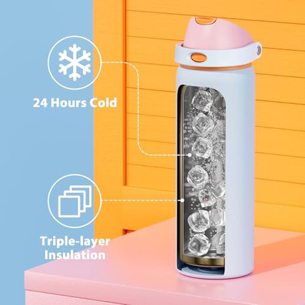 Water Bottle: Meoky 32 oz Insulated Stainless Steel Metal – Packaging