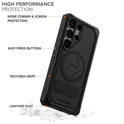 ROKFORM Rugged Case: Galaxy S25 Ultra Magnetic Cover with – Side View