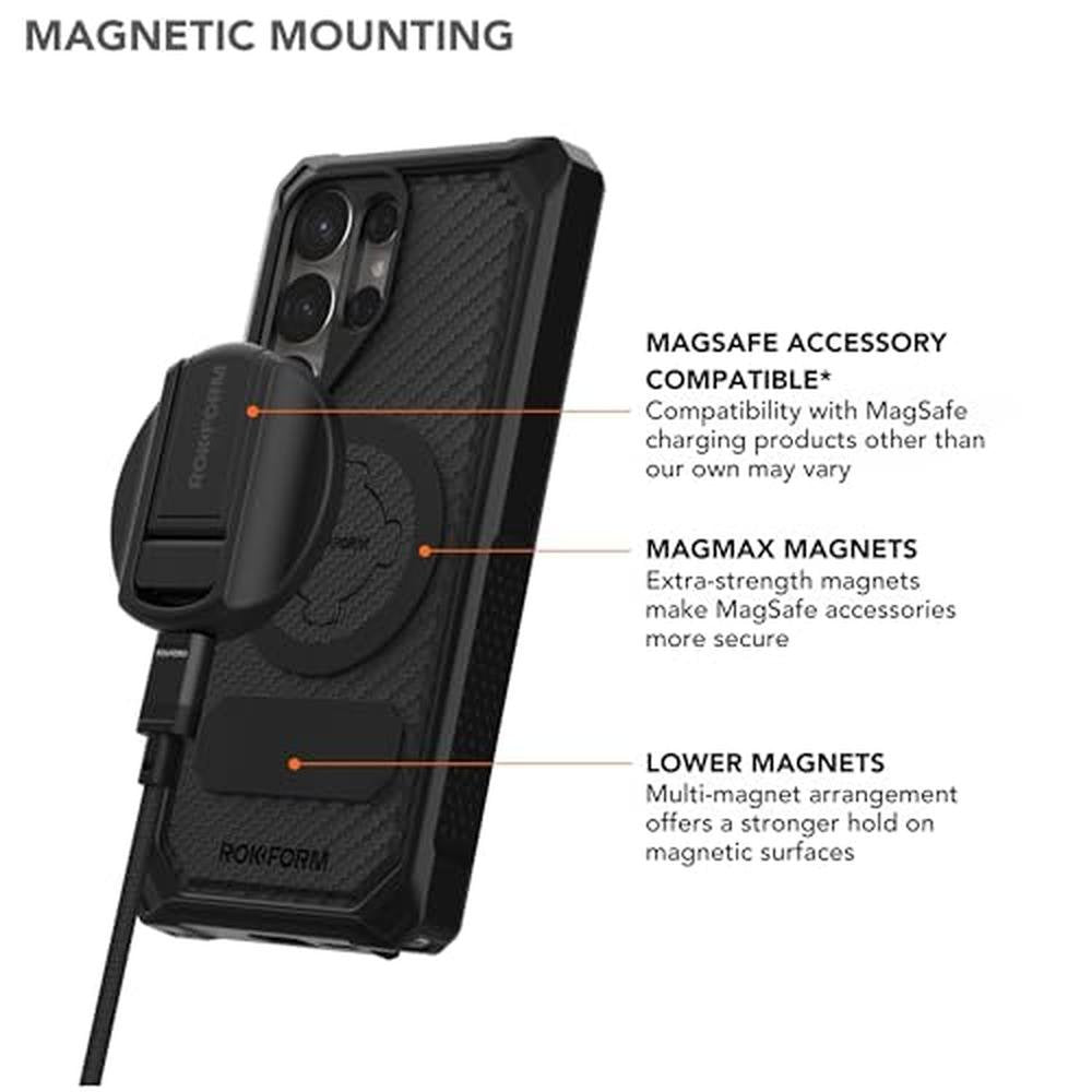ROKFORM Rugged Case: Galaxy S25 Ultra Magnetic Cover with – In Use