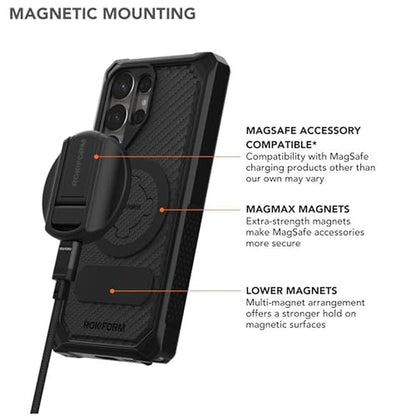 ROKFORM Rugged Case: Galaxy S25 Ultra Magnetic Cover with – In Use