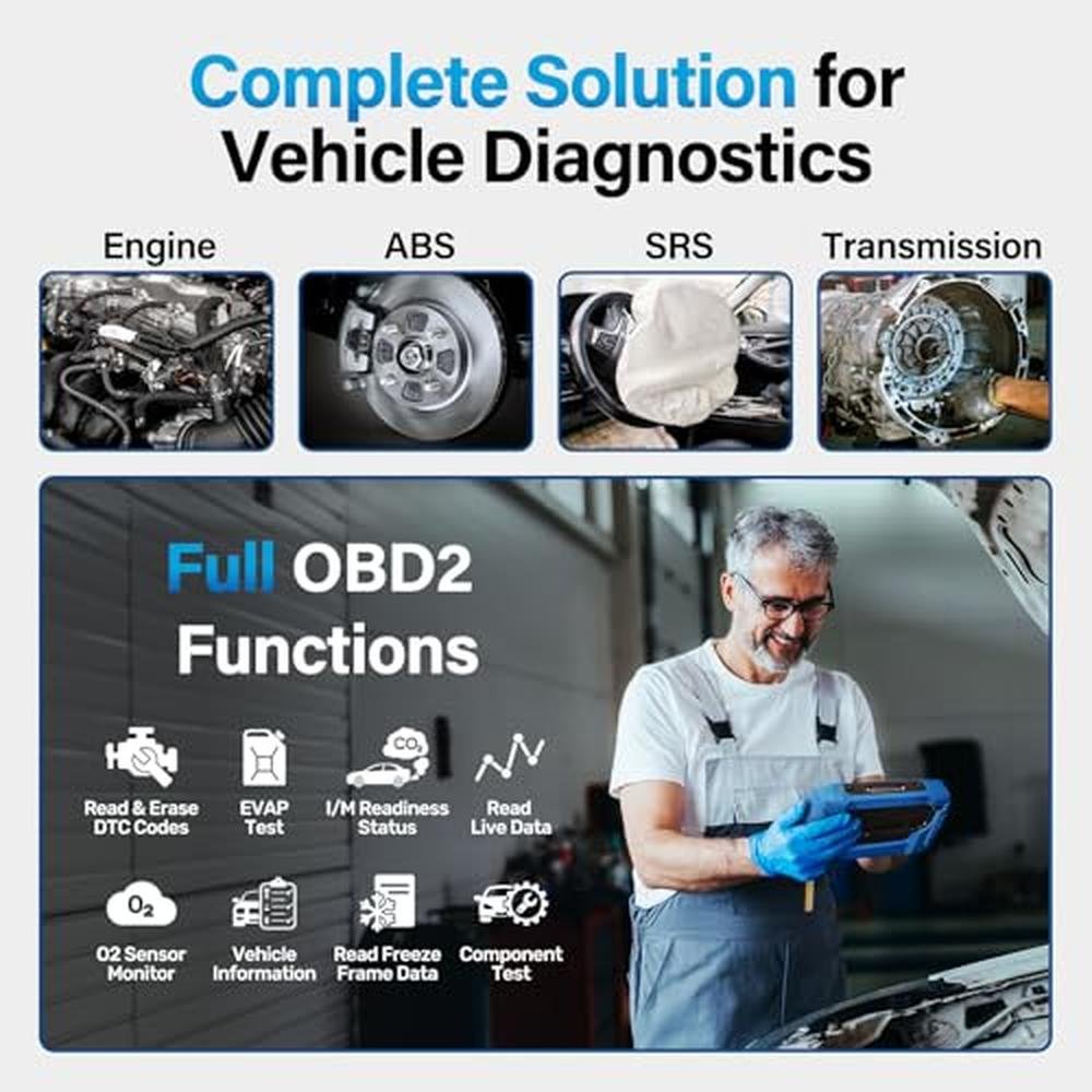 BLCKTEC 460T OBD2 Scanner Car Code Reader Engine ABS SRS – Side View