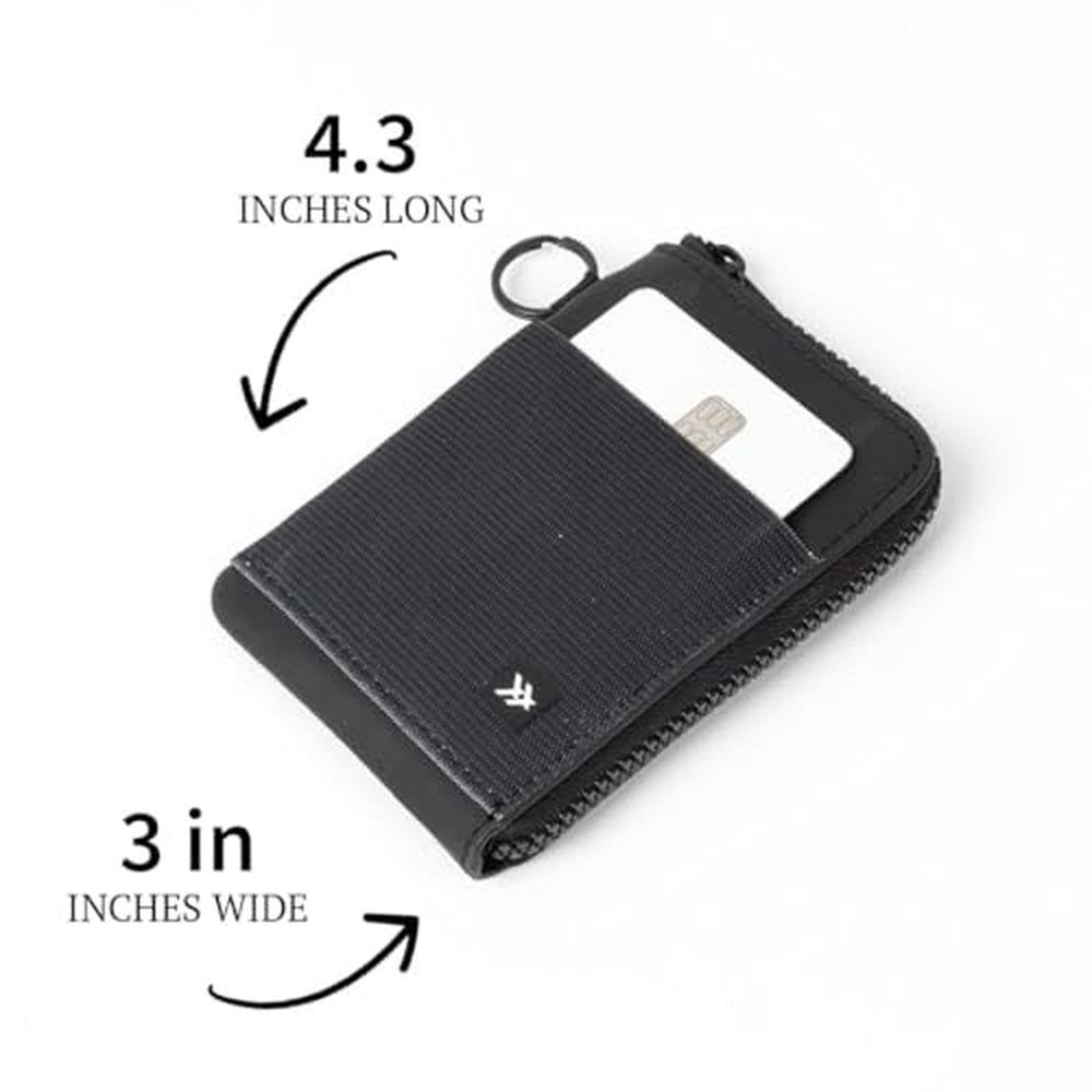 Thread Wallets RFID Blocking Leather Zip Wallet with Card – Packaging