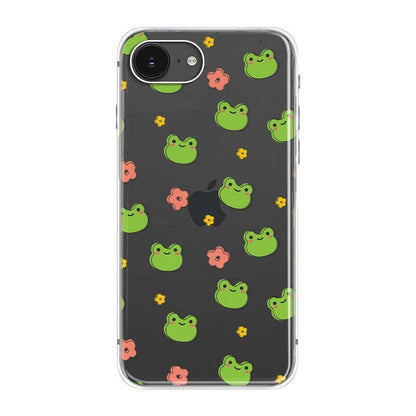 Cute Case for iPhone 16e: Blingy Transparent Soft TPU – Side View