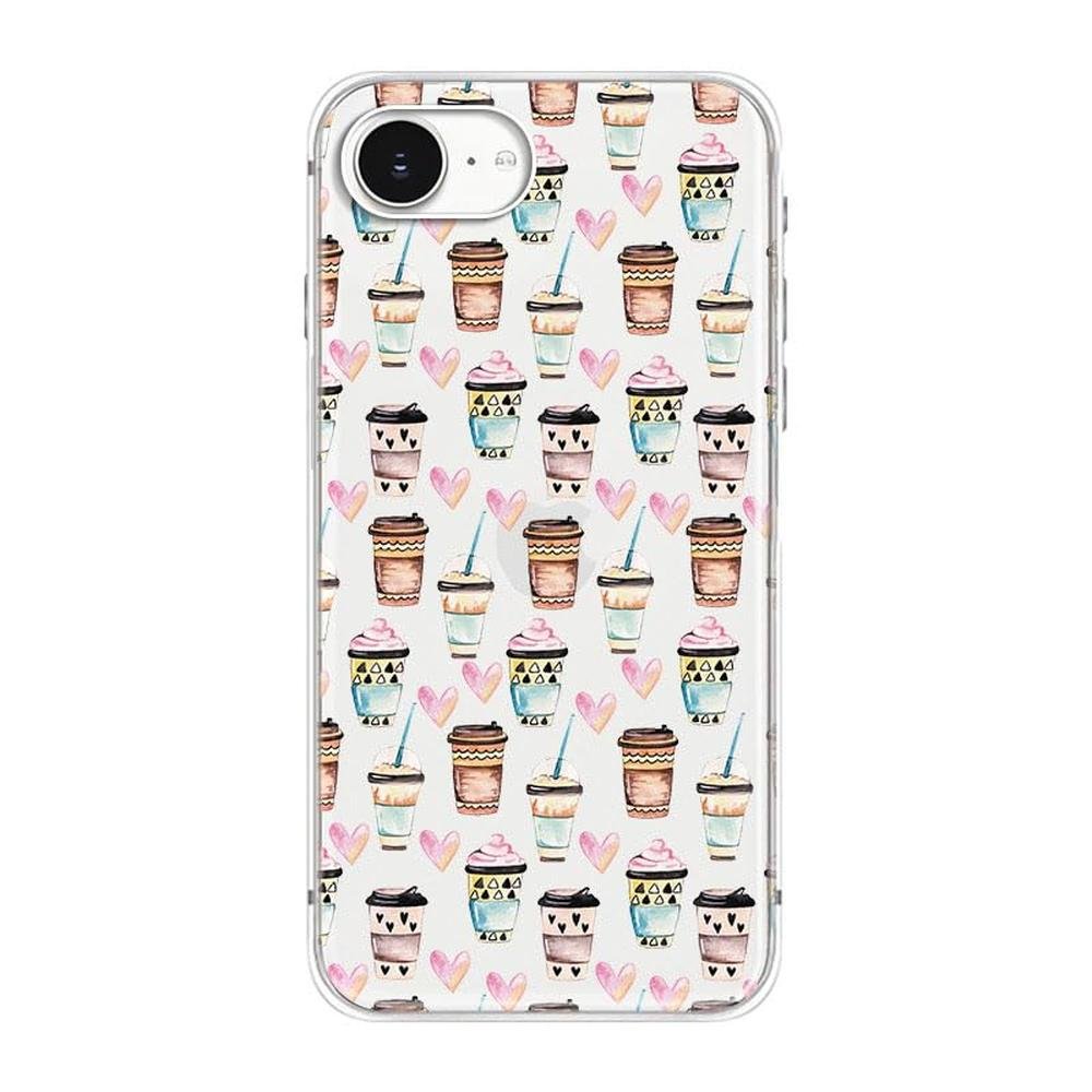 iPhone 16e Case: Blingy Transparent Soft TPU Protective – Front View