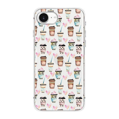 iPhone 16e Case: Blingy Transparent Soft TPU Protective – Front View
