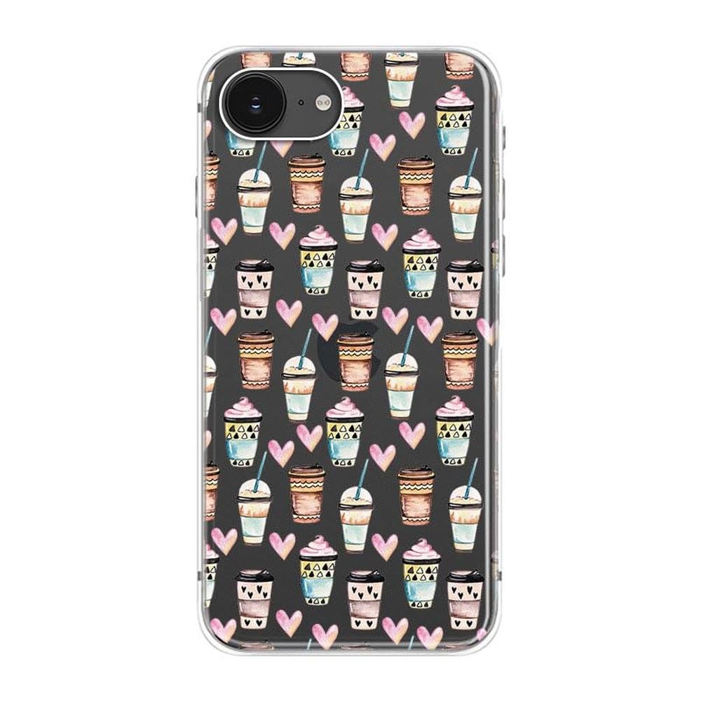 iPhone 16e Case: Blingy Transparent Soft TPU Protective – Side View