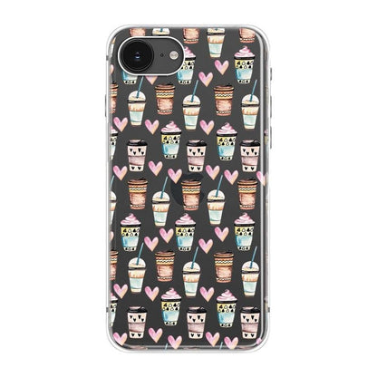 iPhone 16e Case: Blingy Transparent Soft TPU Protective – Side View