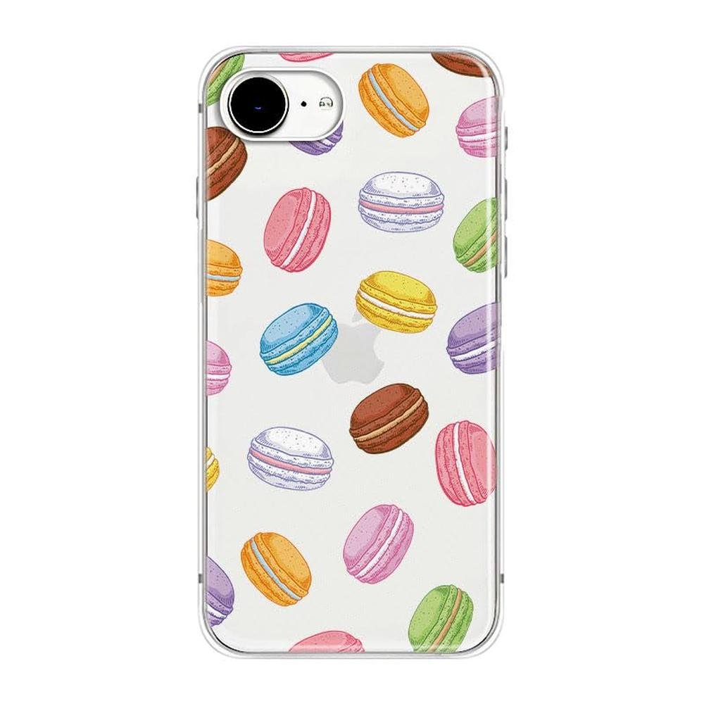 Case Macaron: Blingy iPhone 16e Transparent Soft TPU – Front View