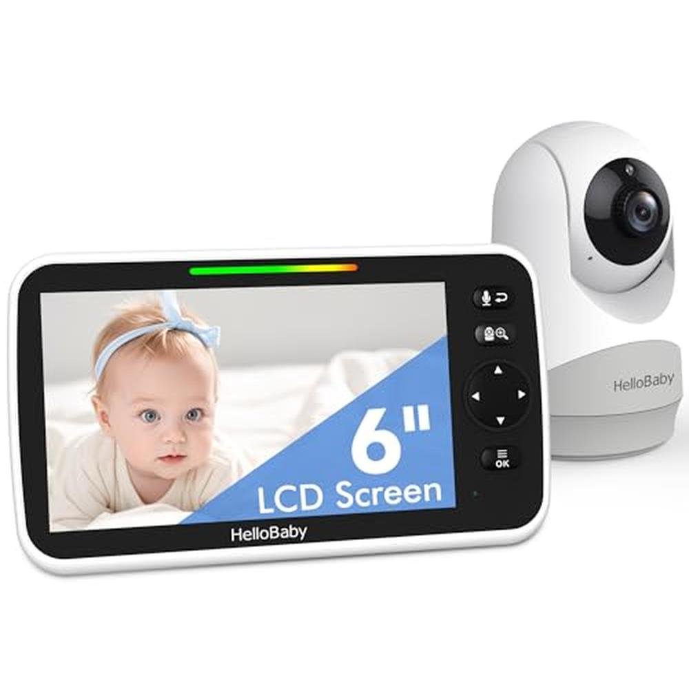 HelloBaby 6IPS: Large Screen Video Baby Monitor with – Front View