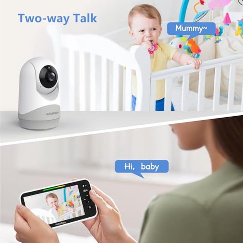 HelloBaby 6IPS: Large Screen Video Baby Monitor with – In Use