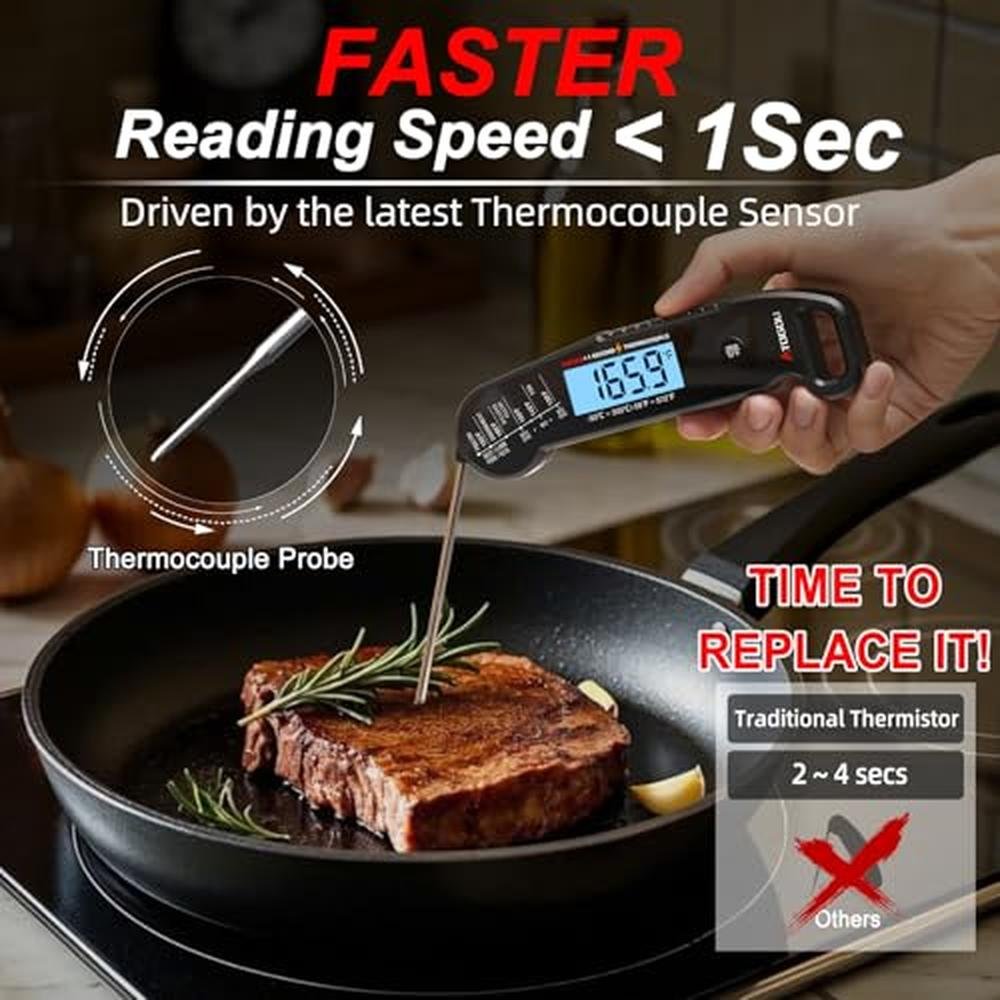 Professional Food & Meat Thermometer – Close-up Detail