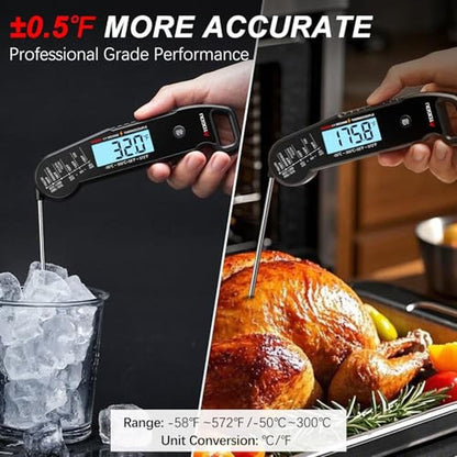 Professional Food & Meat Thermometer – In Use