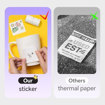 Printer HPRT: HPRT Mini Sticker Maker Portable Thermal – Close-up Detail