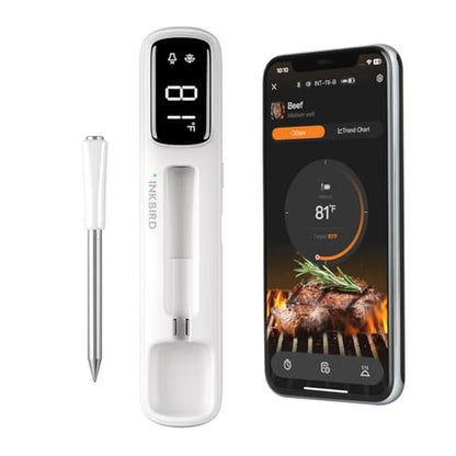 Inkbird Meat Thermometer: Inkbird Mini Wireless Bluetooth – Front View
