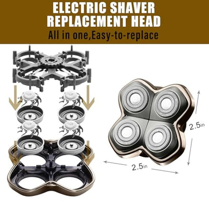 Shaver PRO 4 Head Replacement Blade for Premium Bald Head – Side View