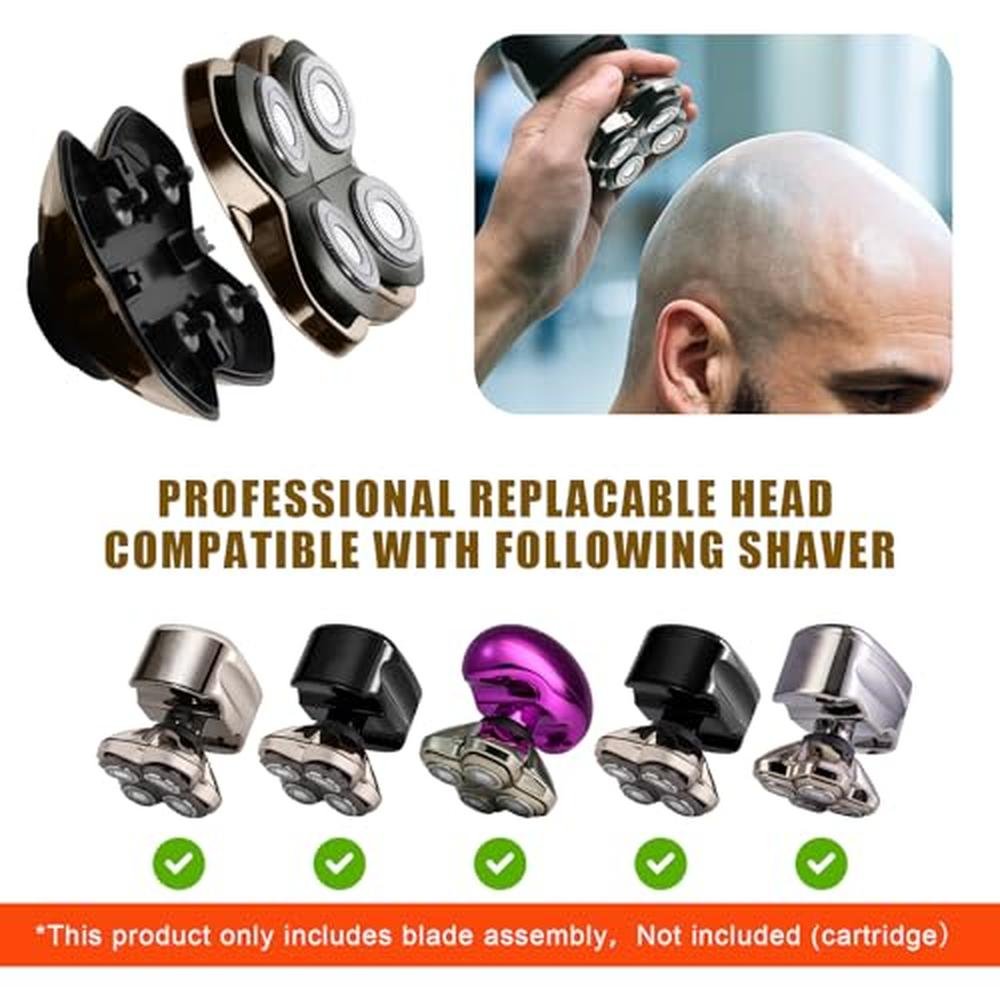 Shaver PRO 4 Head Replacement Blade for Premium Bald Head – In Use