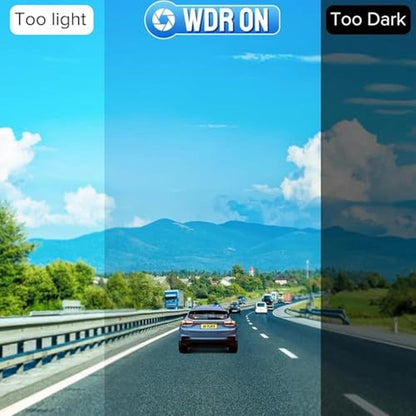 Dash Cam Front and Inside: Premium 64G Card Traffic – Side View