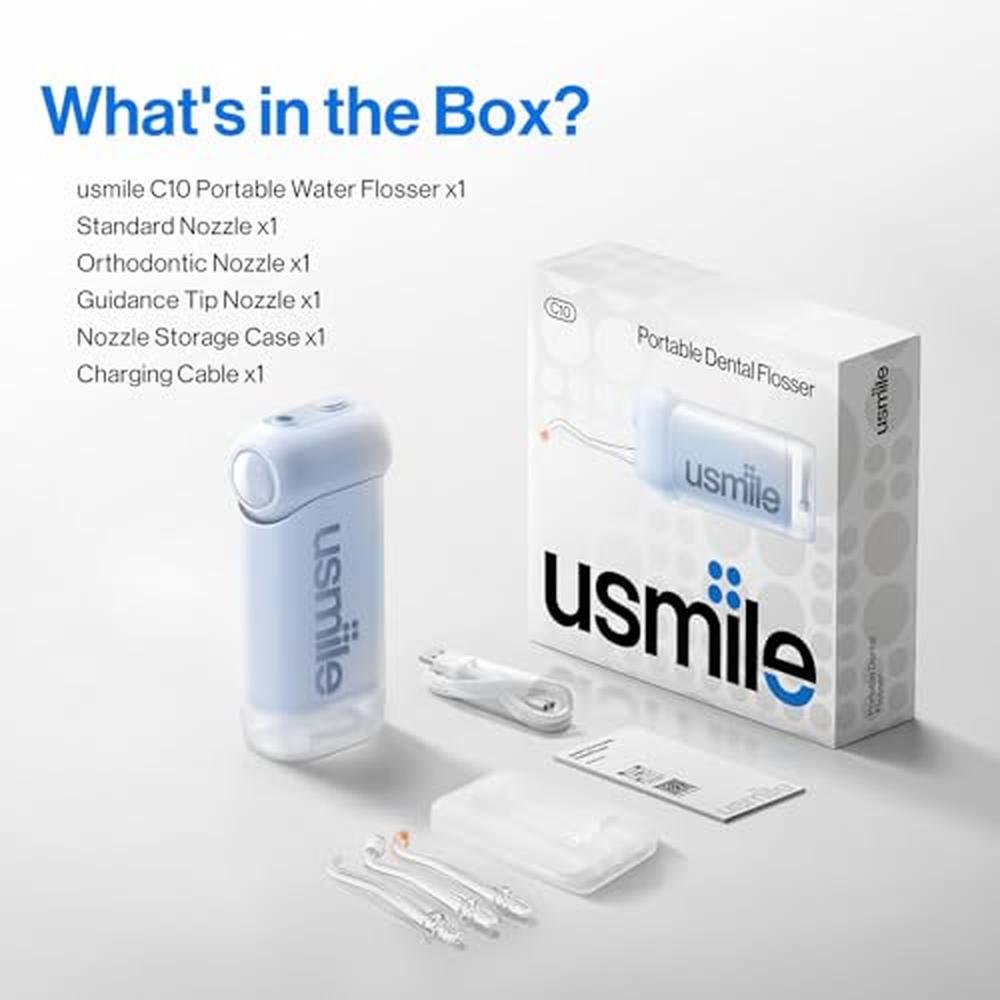 Usmile C10: Usmile C10 Portable Water Flosser – Packaging