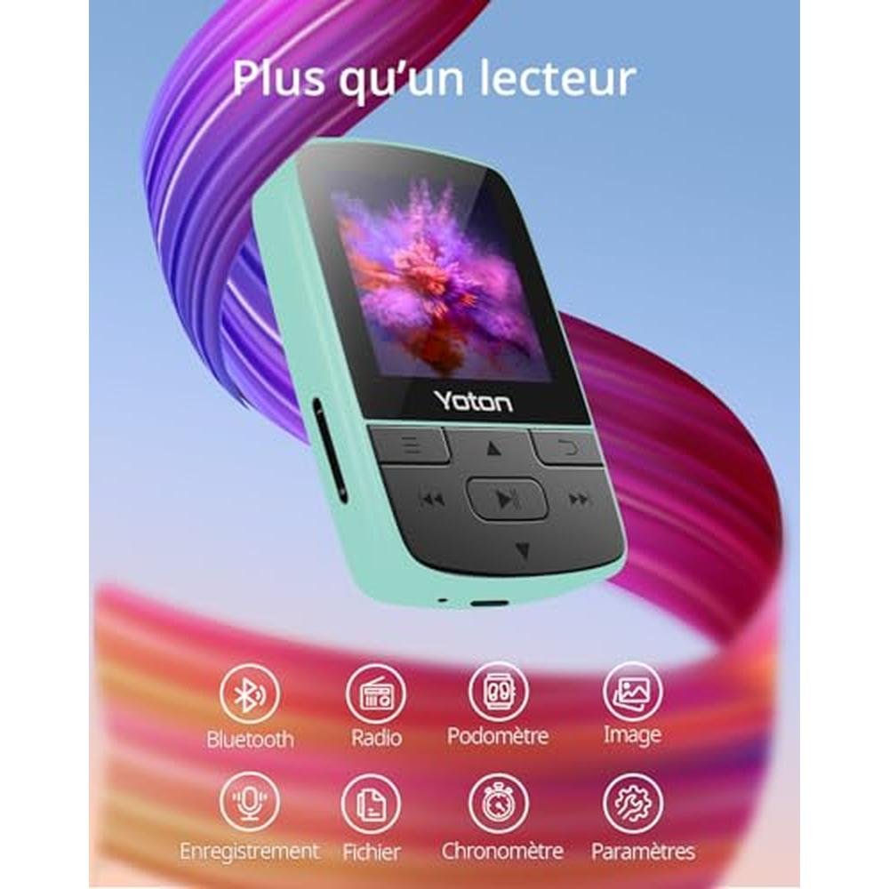 YOTON MP3 Player: YOTON YM03 Mini Size HiFi Music with – Side View