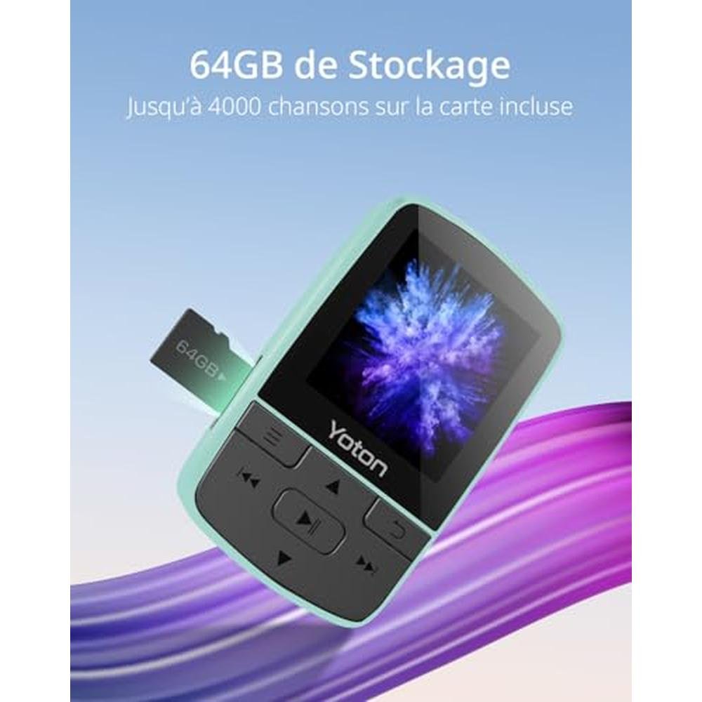 YOTON MP3 Player: YOTON YM03 Mini Size HiFi Music with – In Use