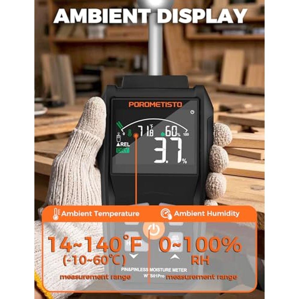 Premium Moisture Meters: POROMETISTO WTS01Pro Dual Mode – Packaging