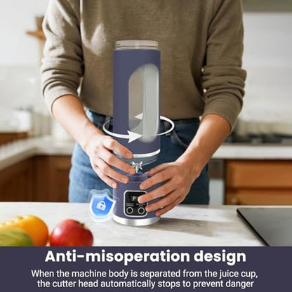 Portable Blender: Deliverable Personal Electric USB 500ML – In Use