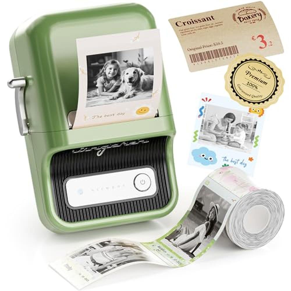 Sticker Printer: NIIMBOT B21 Pro 300DPI Portable Inkless – Front View