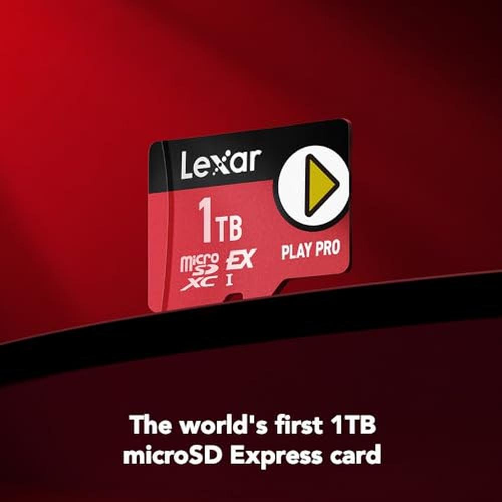 Lexar 512GB: Play PRO microSD Express Card UHS-I C10 U3 V30 – In Use