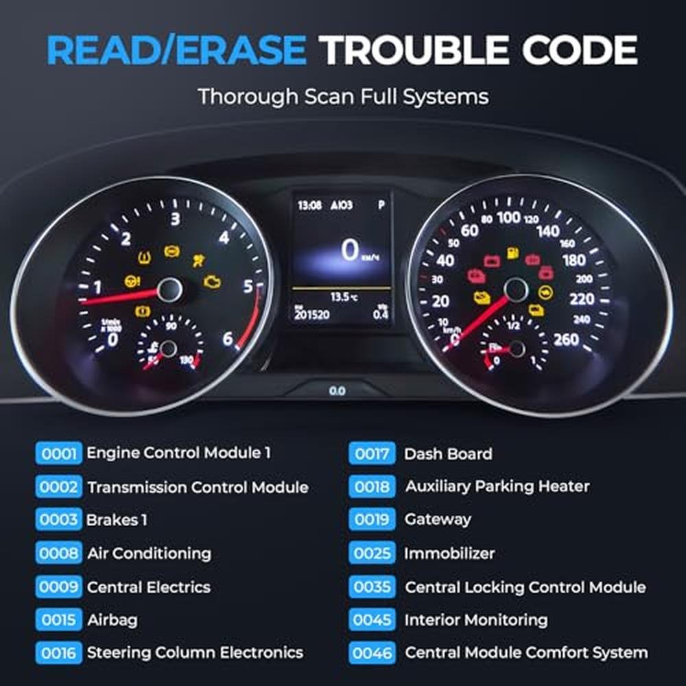 AUTOPHIX 5600P+ Fit for VW Scanner – Side View