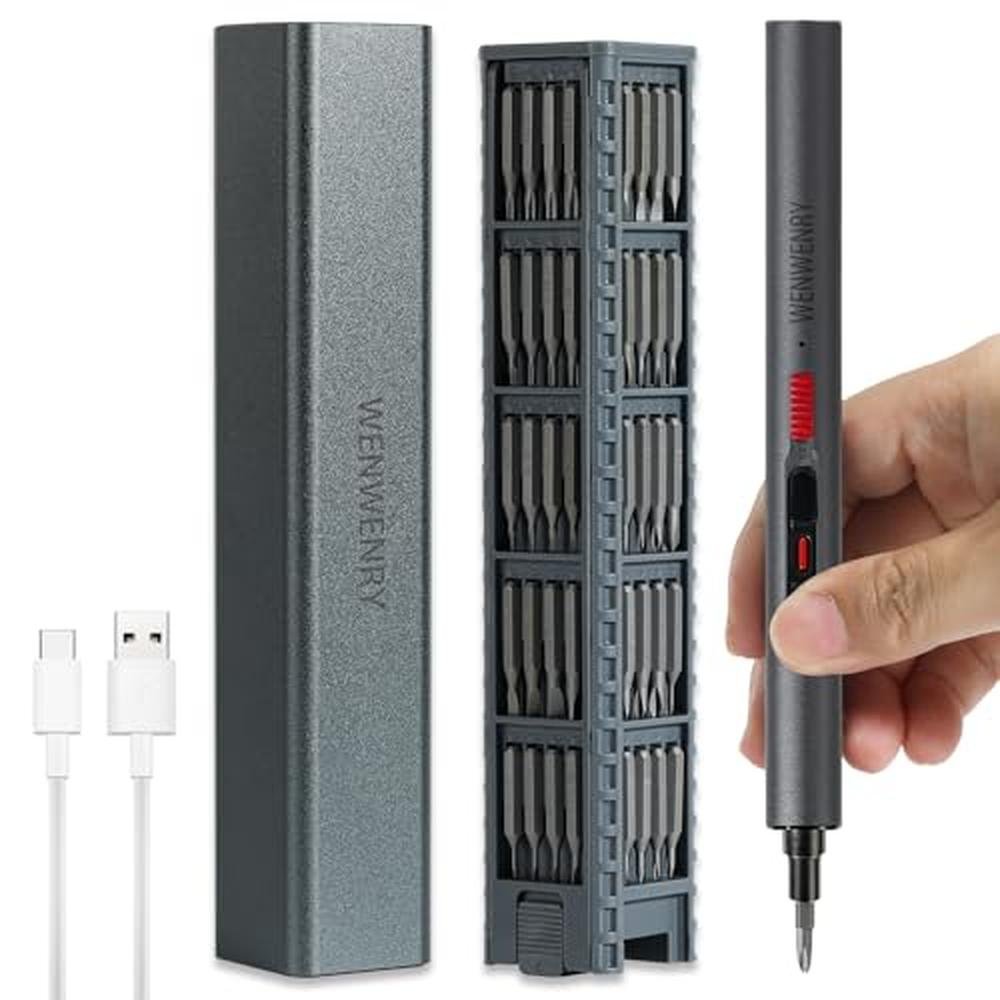Electric Set: Wenwenry Mini Electric Screwdriver 72-in-1 – Front View